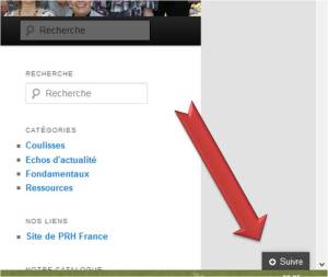 pour suivre le blog de PRH France